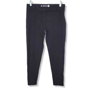 BETABRAND Black Dress Pant Yoga Pants Stretch Straight Leg Medium Petite